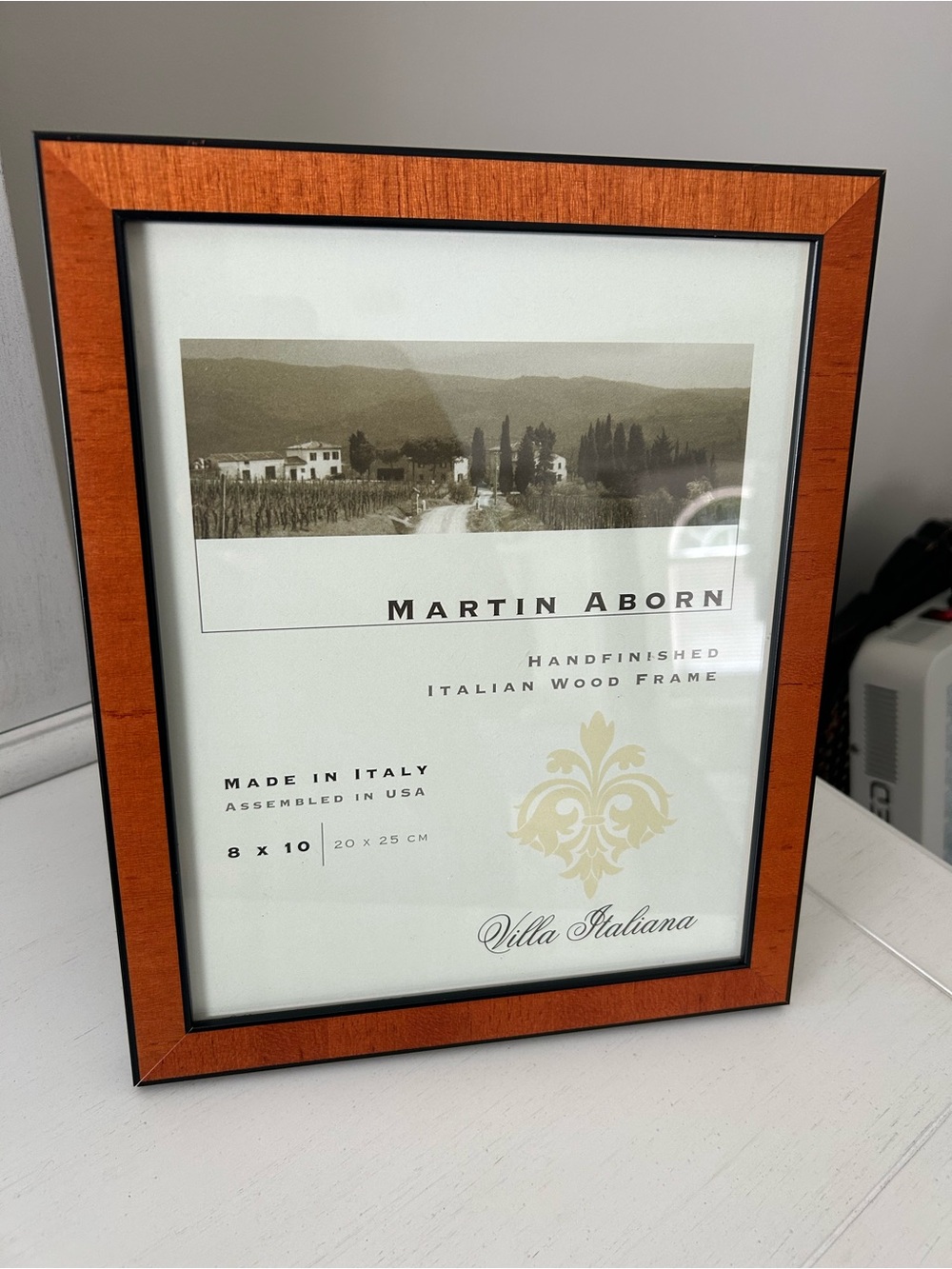 Martin Aborn Handcrafted Italian Wood Picture Frame - 8 by 10